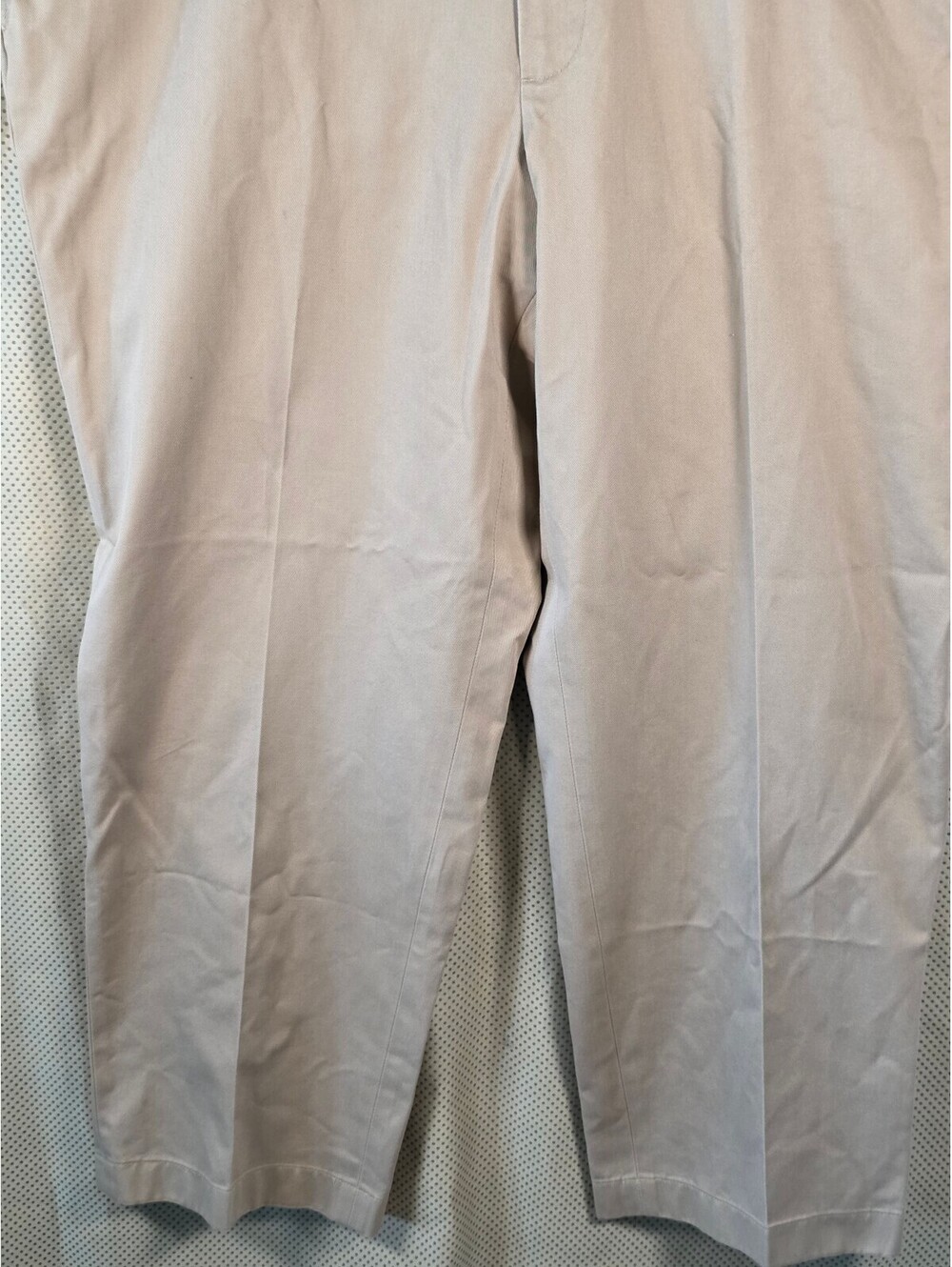 Brooks Brothers Clark Advantage Chino Mens 44x30 Khaki Cotton Flat Front Pants - Picture 3 of 9